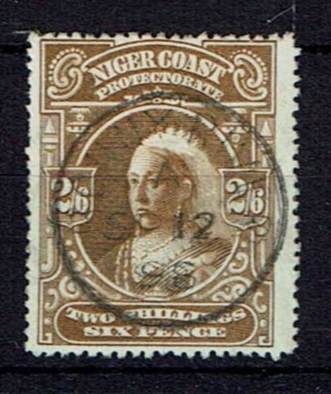 Image of Nigeria & Territories ~ Niger Coast Protectorate SG 73a FU British Commonwealth Stamp